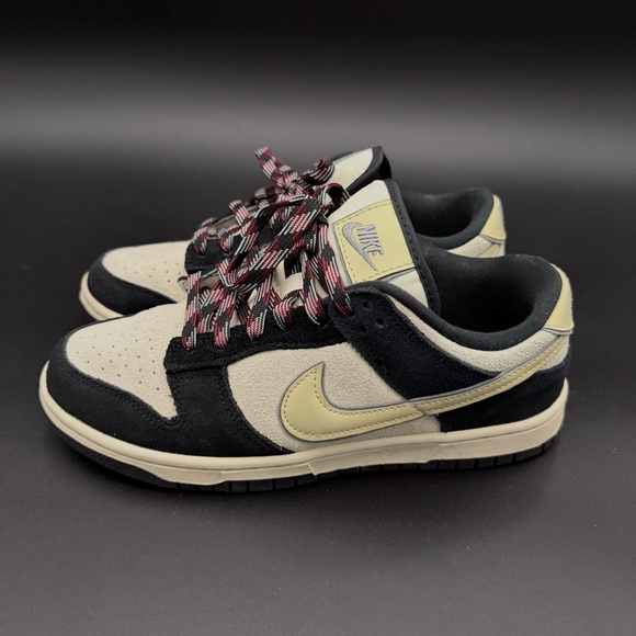 Nike Dunk Low LX Black Suede / Team Gold Sneakers | Women’s 8.5 - Picture 2 of 8